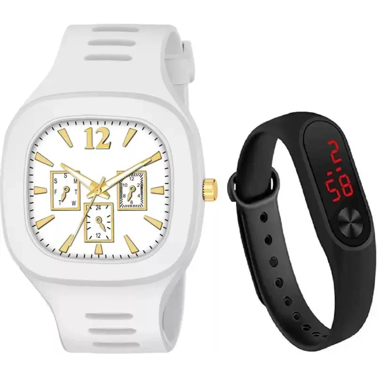 Combo of 2 stylish men watch - Image 2
