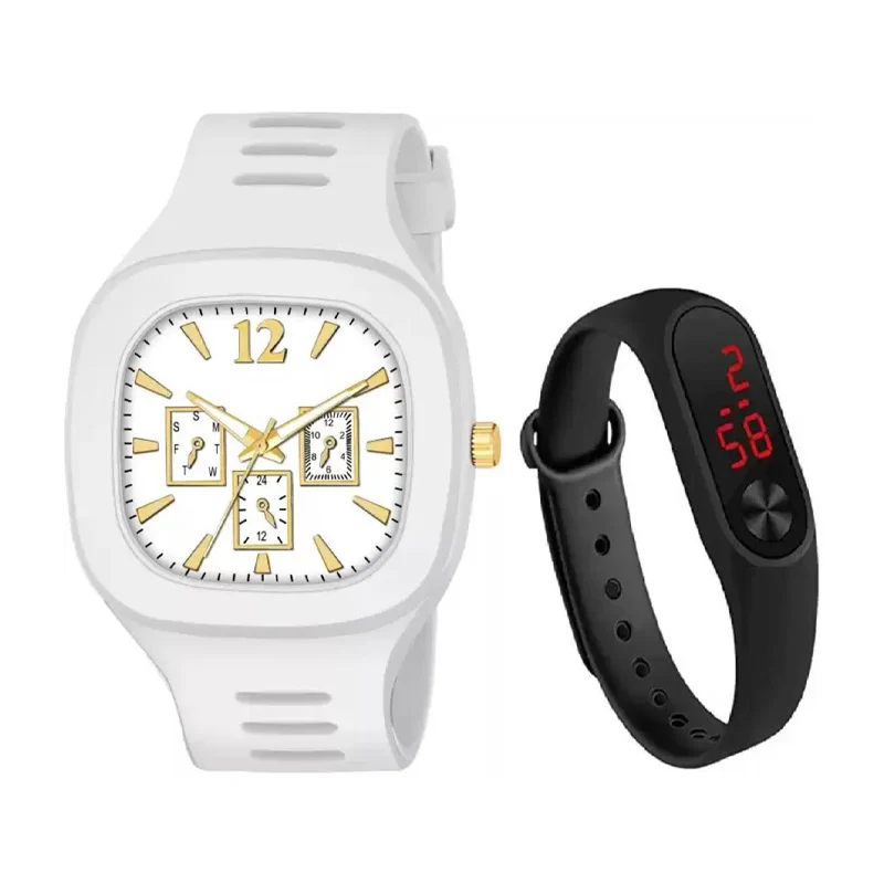 Combo of 2 stylish men watch