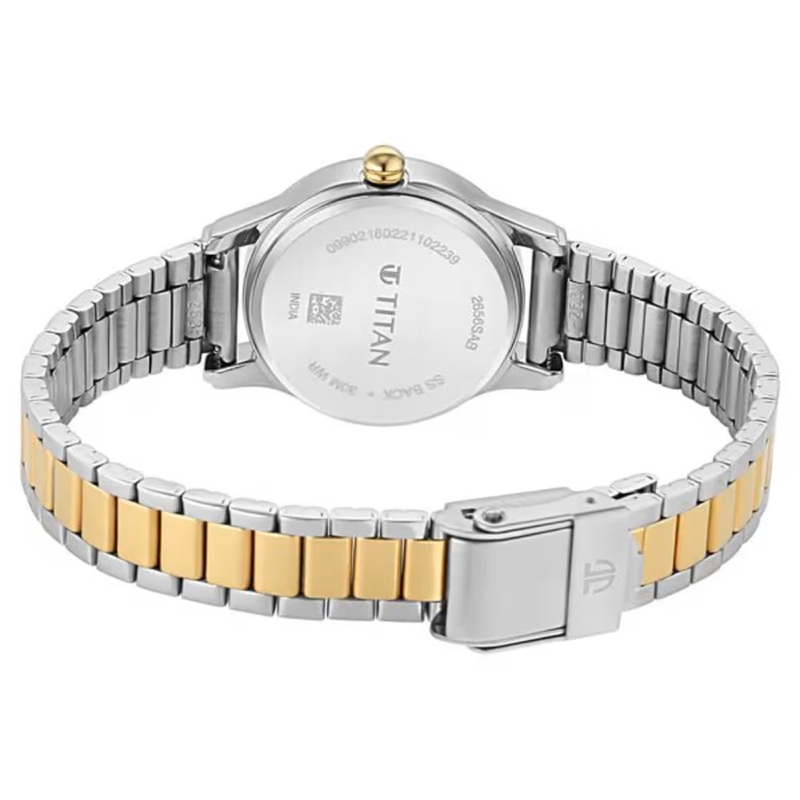 Titan Lagan Silver Dial Women Watch With Metal Strap - Image 2