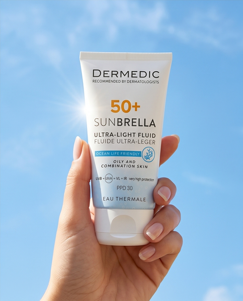 Dermedic Sunbrella Ultra-light Fluid SPF 50+ oily and combination skin - Image 3