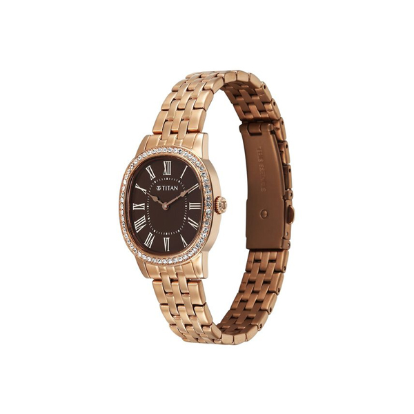 Titan Purple Glamour Quartz Analog Brown Dial Women’s Watch - Image 2