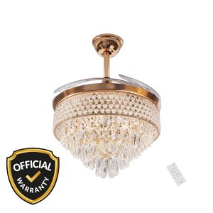 Qulik Q-K6272 48" Remote Control Chandelier Ceiling Fan